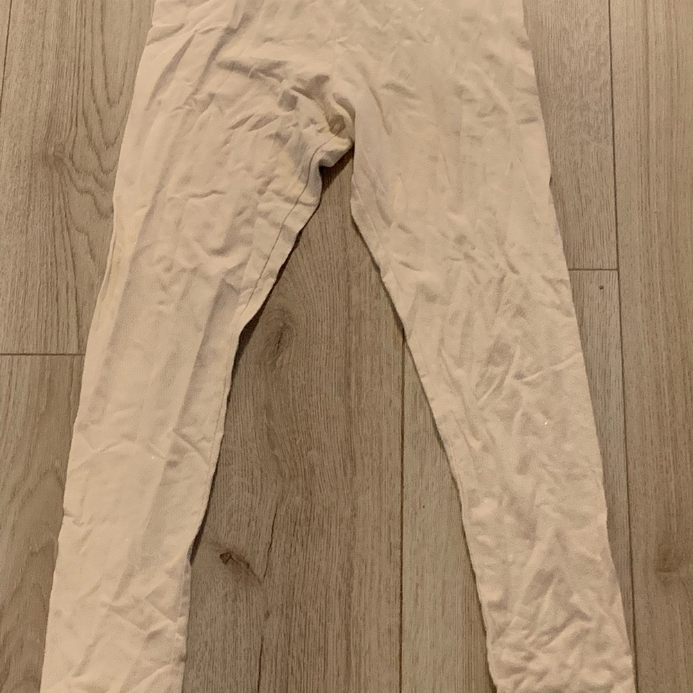 Girls White Leggings